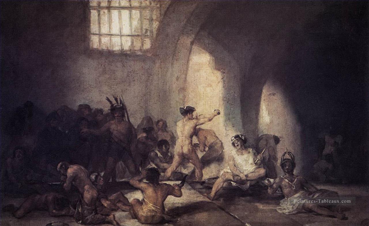 La Madhouse Francisco de Goya Peintures à l'huile